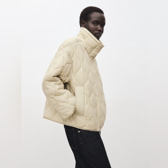 New Mango oversized quilted anorak jacket - Picture 5 of 11